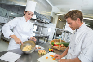 restaurant chef and sous chef